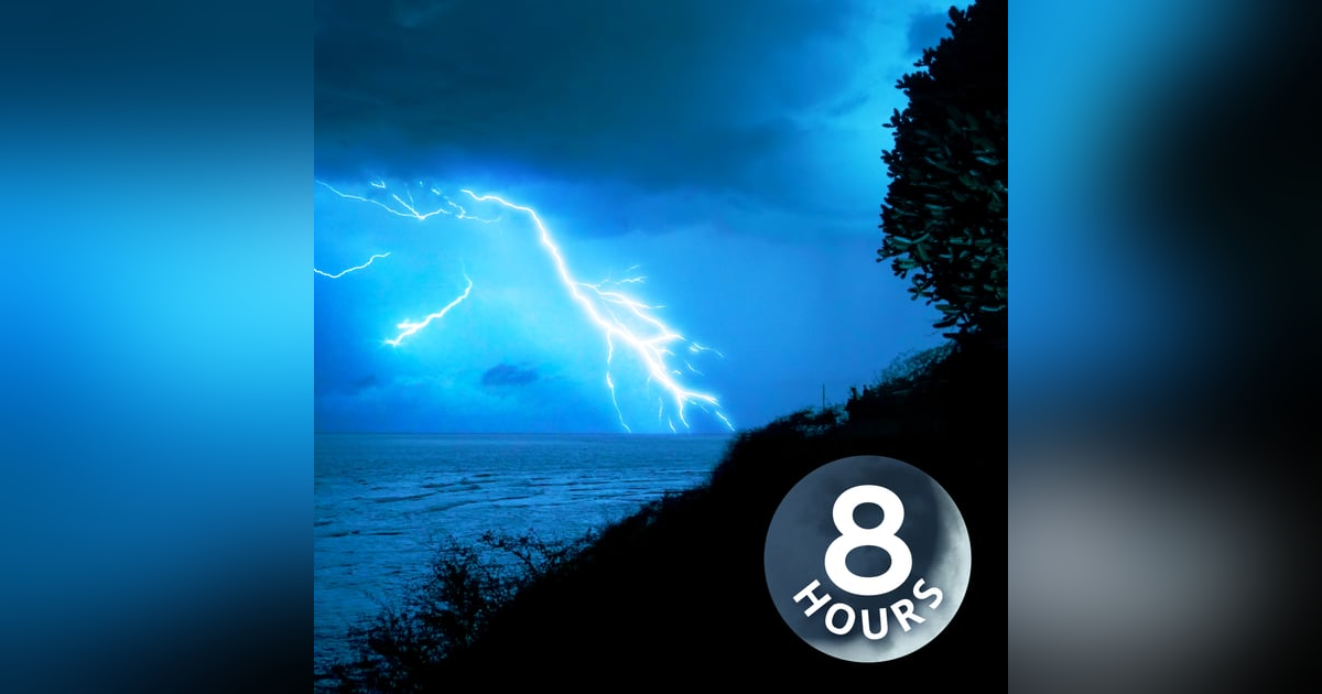 Thunder and Lightning Rain Sounds on Ocean waves 8 Hours I Storm White Noise for Sleep Thunder and Lightning Rain Sounds on Ocean waves 8 Hours I Storm White Noise for Sleep