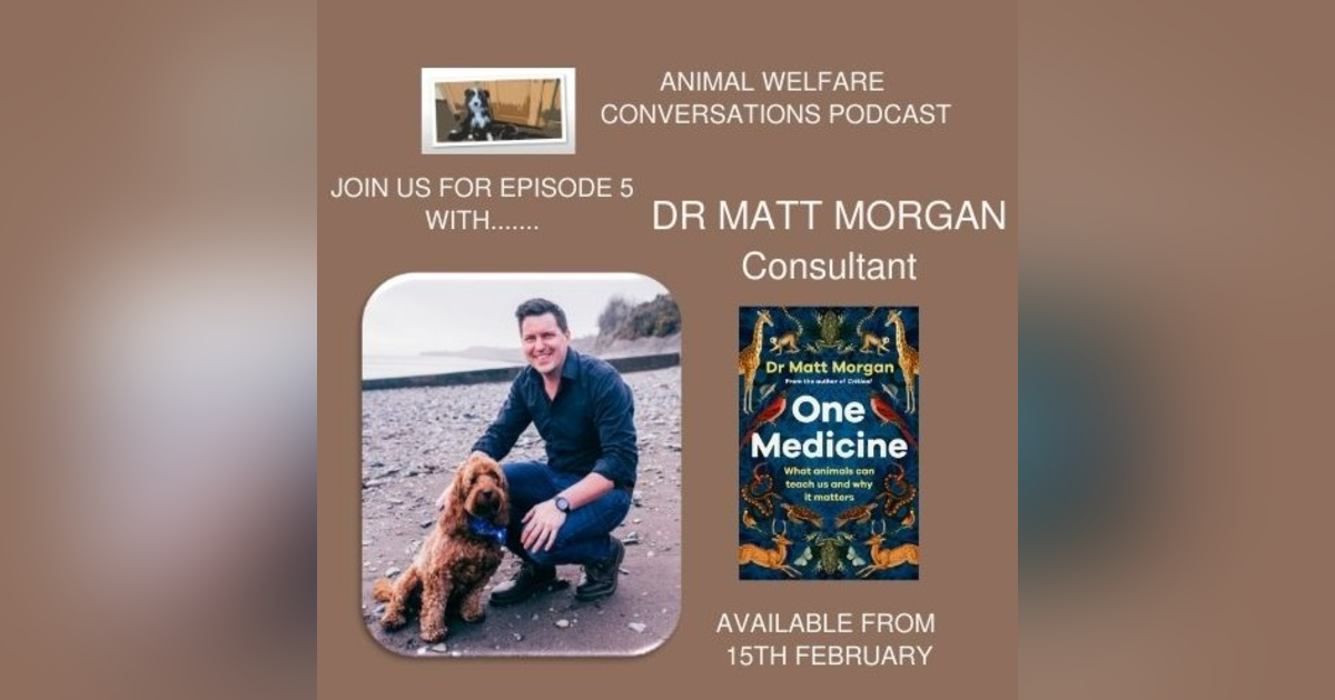 Episode 5 - Dr Matt Morgan - One Medicine Episode 5 - Dr Matt Morgan - One Medicine