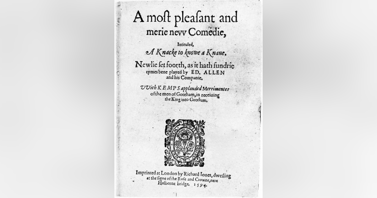 A Knack to Know a Knave: ‘Laugh at the Faults and Weigh it as it is.’ A Knack to Know a Knave: ‘Laugh at the Faults and Weigh it as it is.’