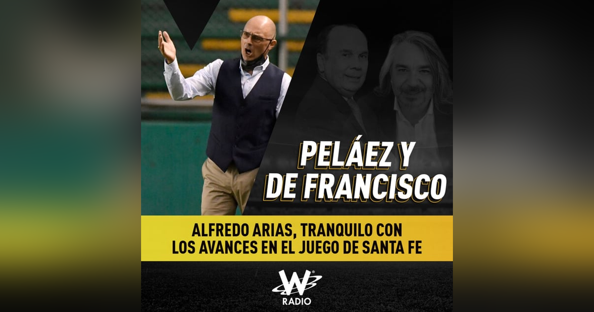 Alfredo Arias, tranquilo con los avances en el juego de Santa Fe Alfredo Arias, tranquilo con los avances en el juego de Santa Fe