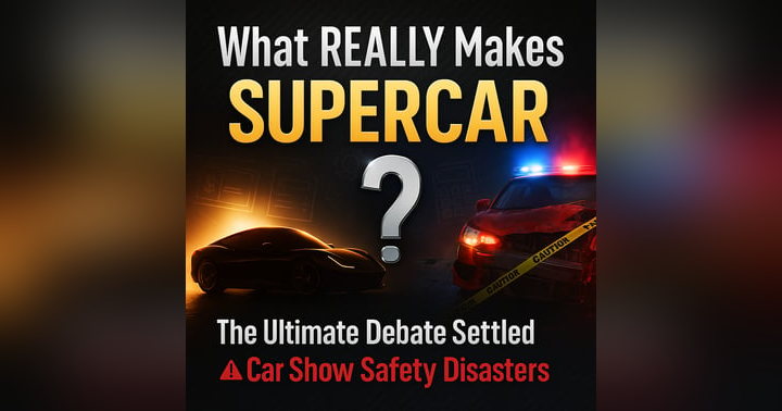 image for What Really Makes a Supercar? The Ultimate Debate Settled + Car Show Safety Disasters