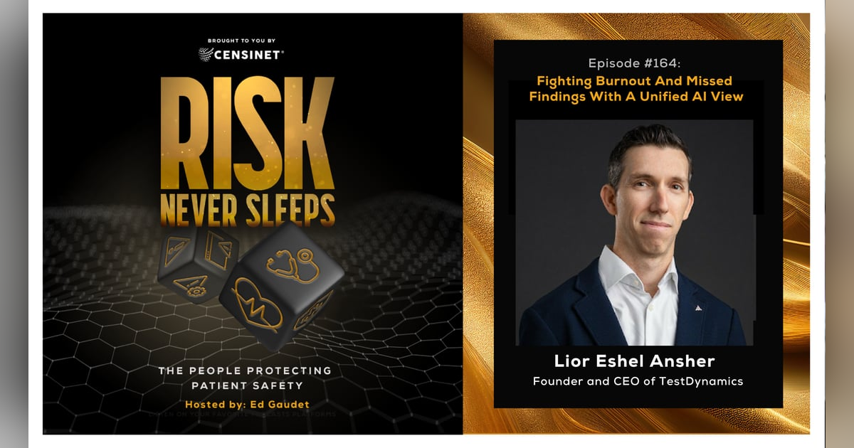 Episode #164. Fighting Burnout And Missed Findings With A Unified AI View, with Lior Eshel Ansher, Founder and CEO of TestDynamics Episode #164. Fighting Burnout And Missed Findings With A Unified AI View, with Lior Eshel Ansher, Founder and CEO of TestDynamics