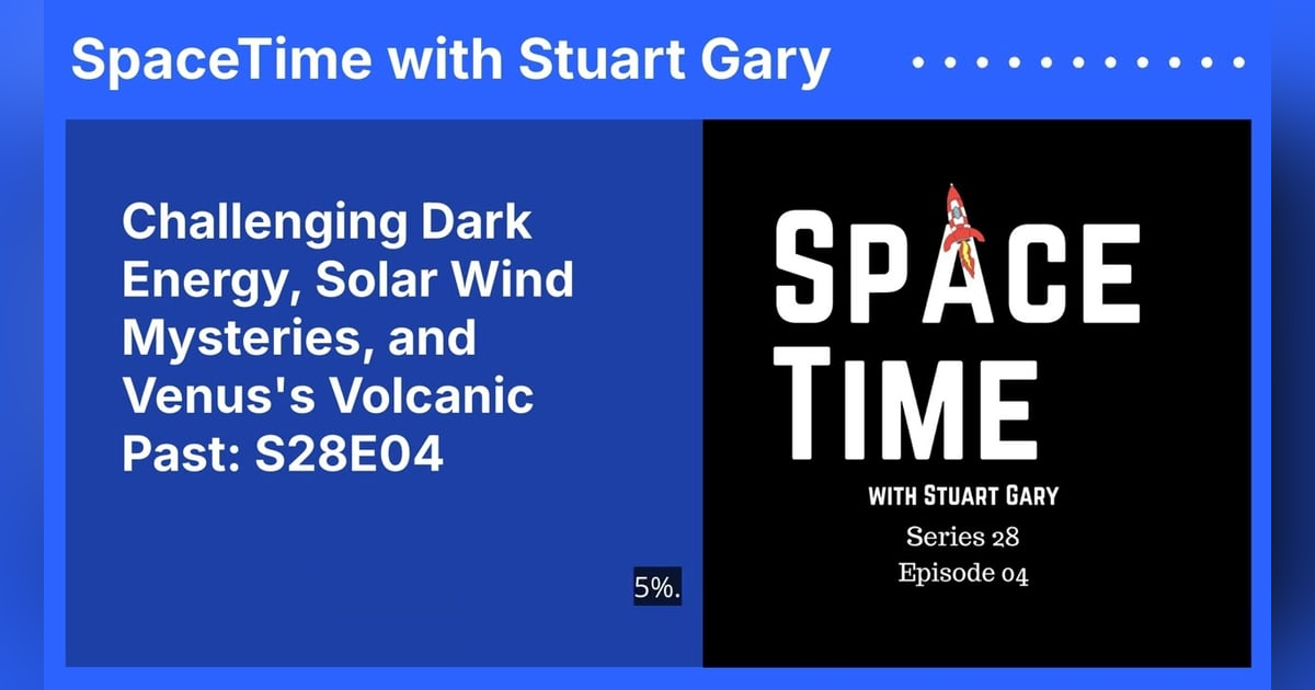 Challenging Dark Energy, Solar Wind Mysteries, and Venus’s Volcanic Past: S28E04 Challenging Dark Energy, Solar Wind Mysteries, and Venus’s Volcanic Past: S28E04