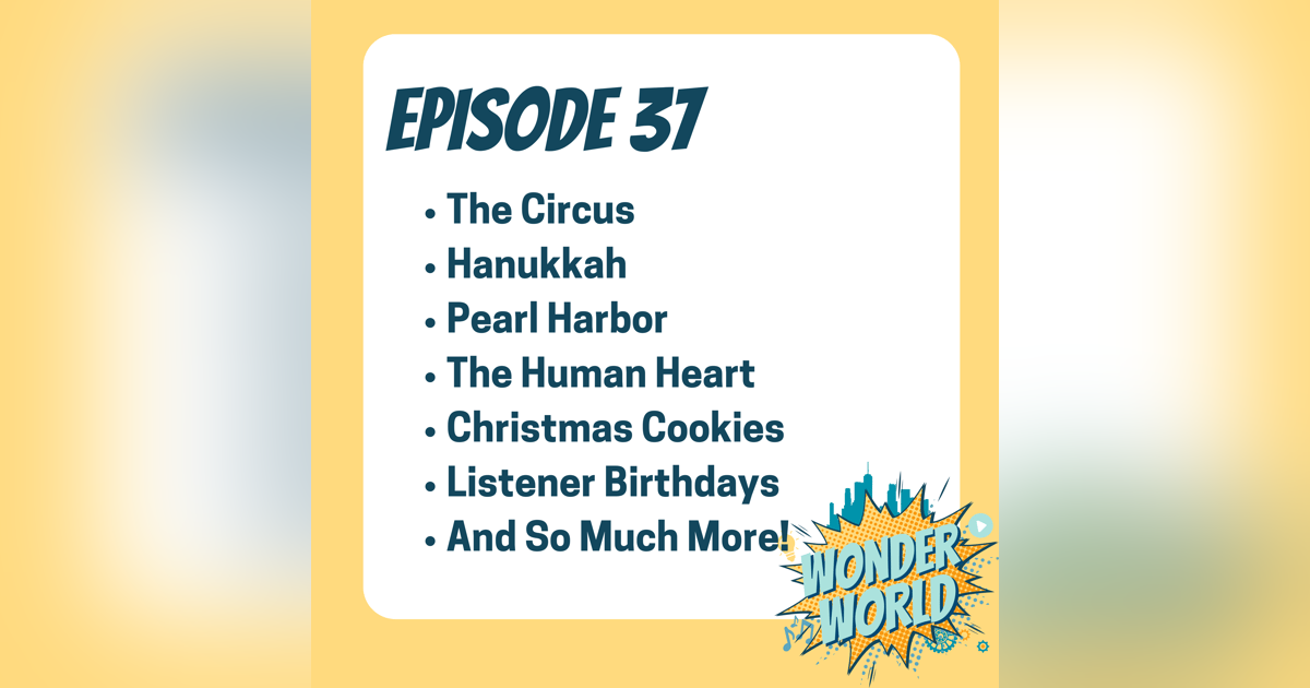 Wonder World Podcast Monday, December 4 Wonder World Podcast Monday, December 4
