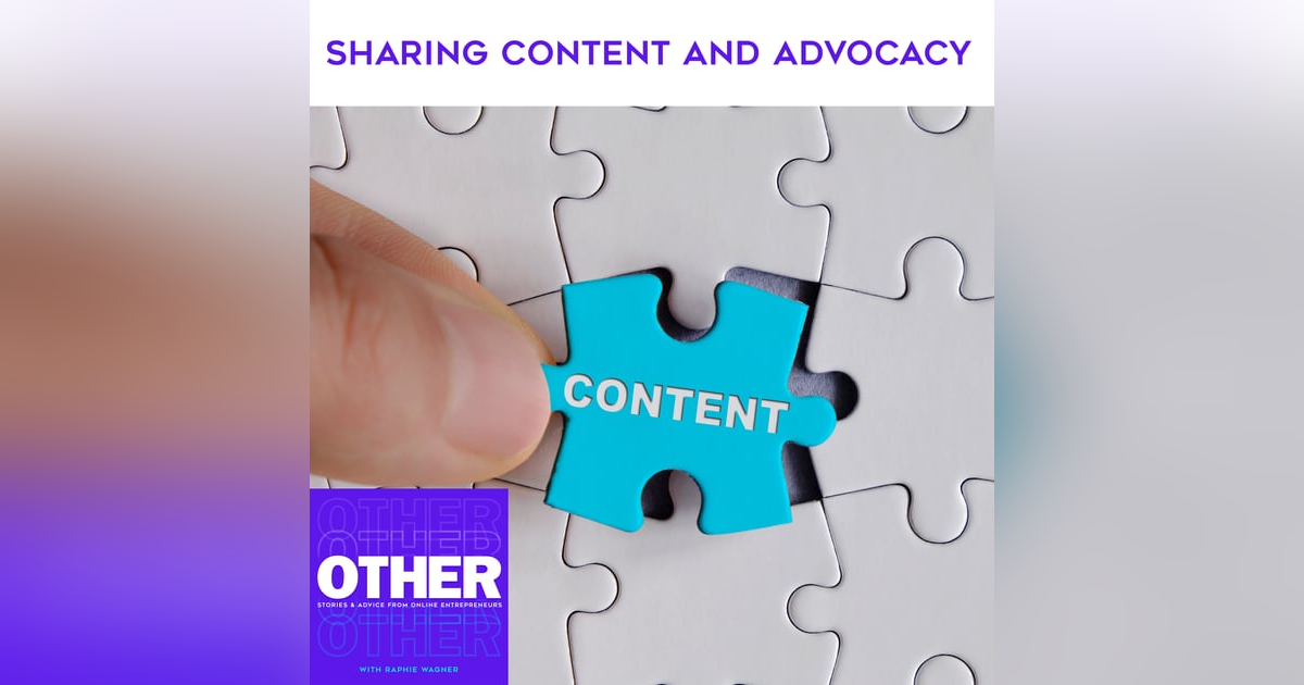 Content and Advocacy ! How much or how little to share? Content and Advocacy ! How much or how little to share?