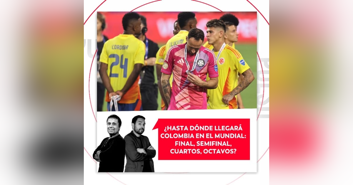 ¿Hasta dónde llegará Colombia en el Mundial: final, semifinal, cuartos, octavos? El Pulso del Fútbol, 26 de marzo de 2026 ¿Hasta dónde llegará Colombia en el Mundial: final, semifinal, cuartos, octavos? El Pulso del Fútbol, 26 de marzo de 2026