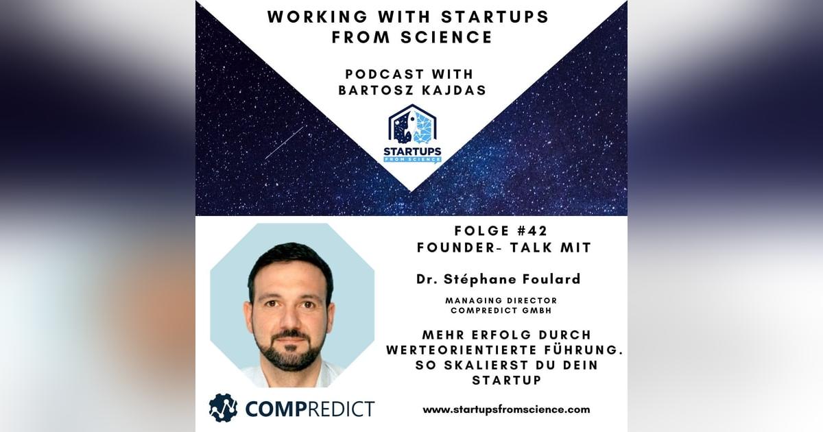 #42 | FOUNDER-Talk: Mehr Erfolg durch werteorientierte Führung. So skalierst du dein Startup #42 | FOUNDER-Talk: Mehr Erfolg durch werteorientierte Führung. So skalierst du dein Startup