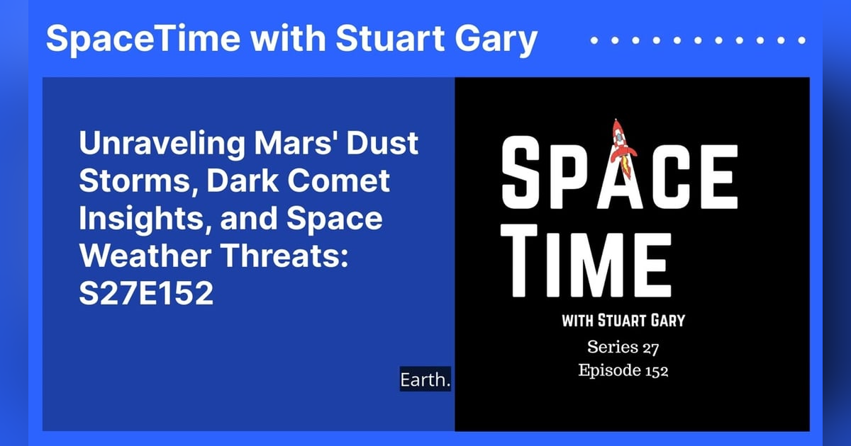 Unraveling Mars’ Dust Storms, Dark Comet Insights, and Space Weather Threats: S27E152 Unraveling Mars’ Dust Storms, Dark Comet Insights, and Space Weather Threats: S27E152