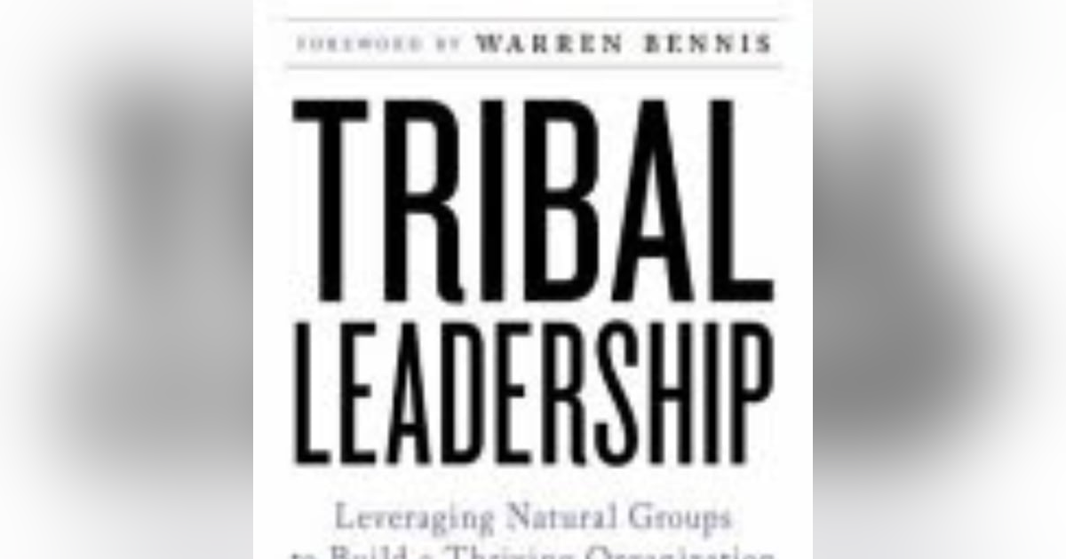 Tribal Leadership: Harnessing the Power of Community for Exceptional Team Success Tribal Leadership: Harnessing the Power of Community for Exceptional Team Success