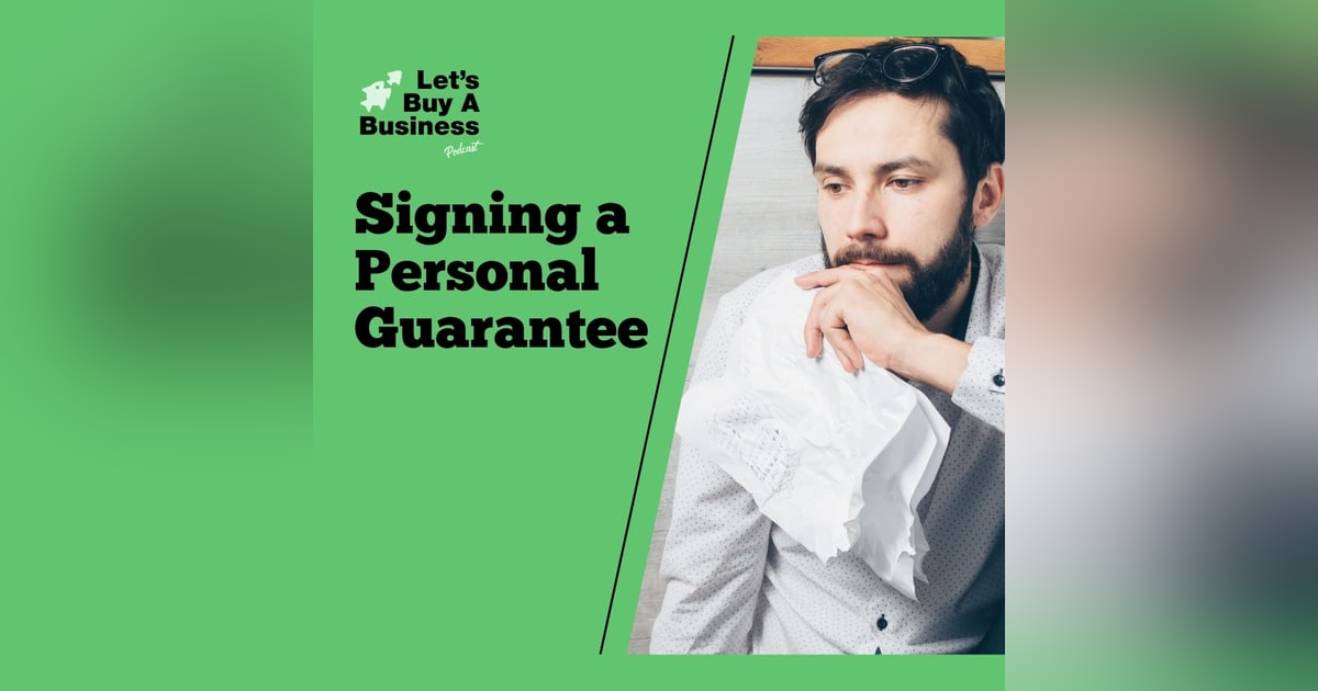 Signing a Personal Guarantee Signing a Personal Guarantee