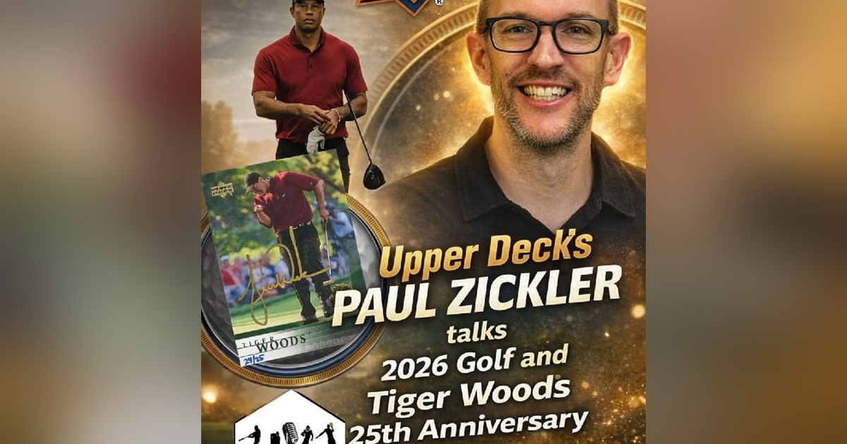 UD's Paul Zickler "Celebrating the 25th Anniversary of UD Golf/Tiger Woods Hobby Quick Hits E323 UD's Paul Zickler "Celebrating the 25th Anniversary of UD Golf/Tiger Woods Hobby Quick Hits E323