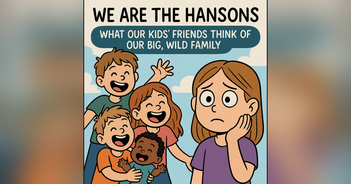We Are The Hansons What Our Kids Friends Think Of Our Big. Wild Family We Are The Hansons What Our Kids Friends Think Of Our Big. Wild Family