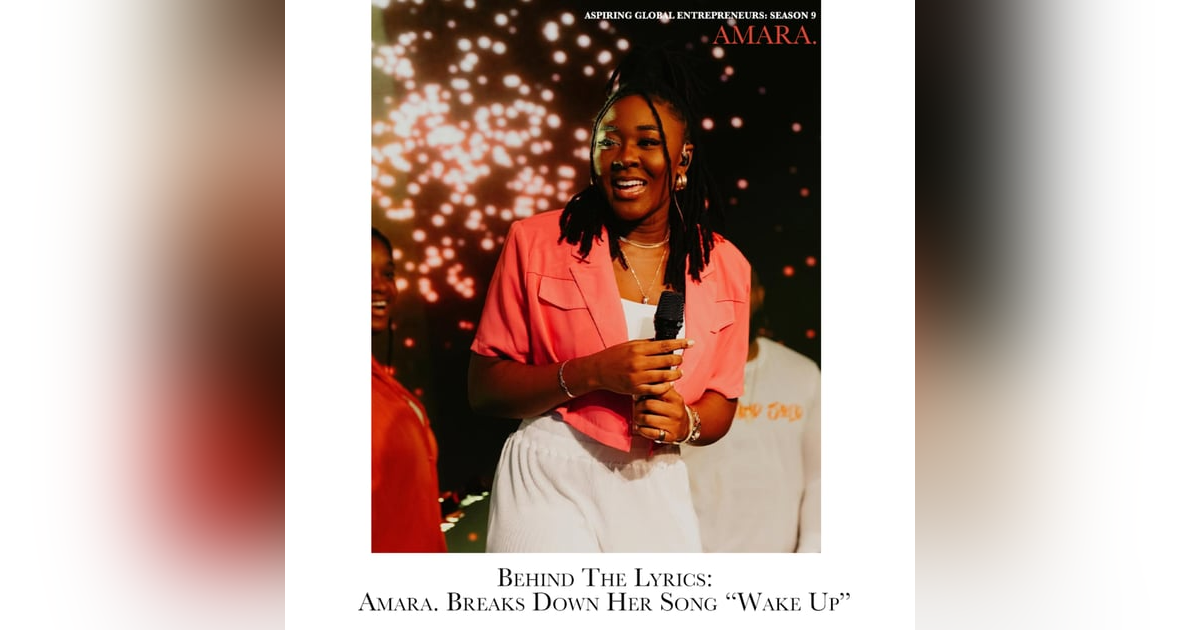 ๐ถ Behind the Lyrics: Amara. Breaks Down Her Song, ๐ถ Behind the Lyrics: Amara. Breaks Down Her Song,