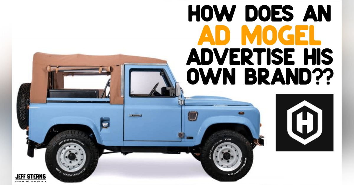 What does the ad man do for his own brand?!? What does the ad man do for his own brand?!?