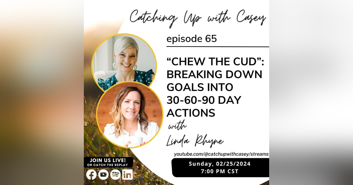 “Chew the KUD”: Breaking Down Goals into 30-60-90 Day Actions with Linda Rhyne “Chew the KUD”: Breaking Down Goals into 30-60-90 Day Actions with Linda Rhyne