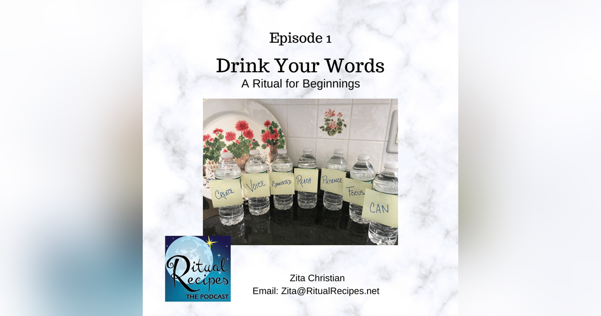 Drink Your Words Ritual to Begin the Year or Launch a Project Drink Your Words Ritual to Begin the Year or Launch a Project