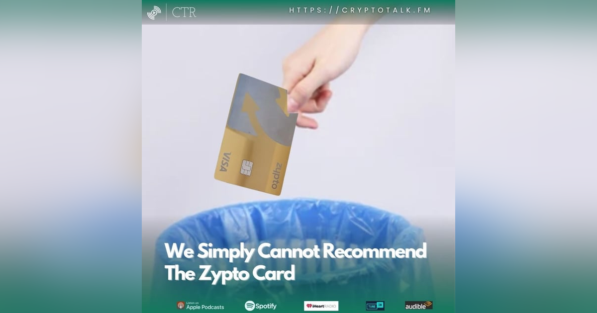We Simply Cannot Recommend The #Zypto Card; Basic Cryptonomics 101: CME Gap We Simply Cannot Recommend The #Zypto Card; Basic Cryptonomics 101: CME Gap