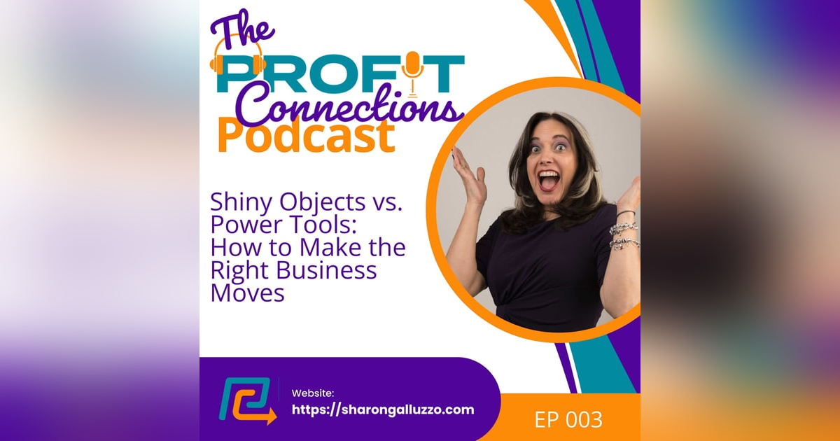 Shiny Objects vs. Power Tools: How to Make the Right Business Moves | 003 Shiny Objects vs. Power Tools: How to Make the Right Business Moves | 003