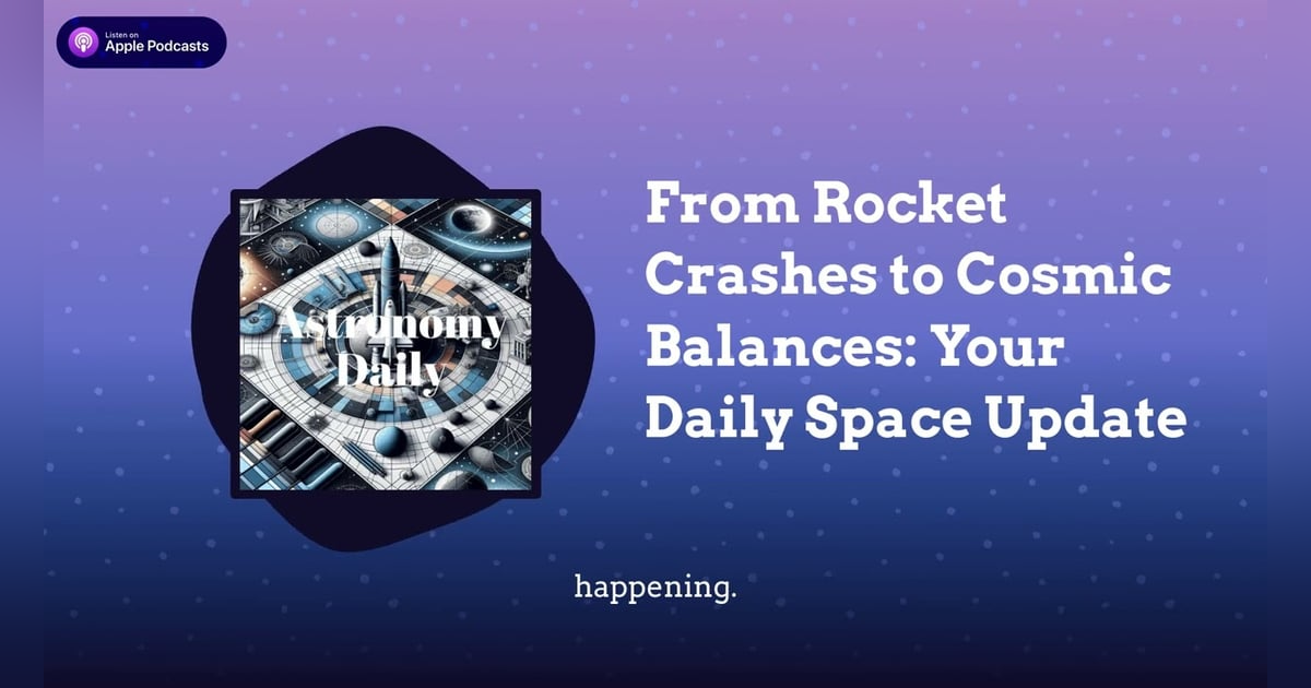 From Rocket Crashes to Cosmic Balances: Your Daily Space Update From Rocket Crashes to Cosmic Balances: Your Daily Space Update