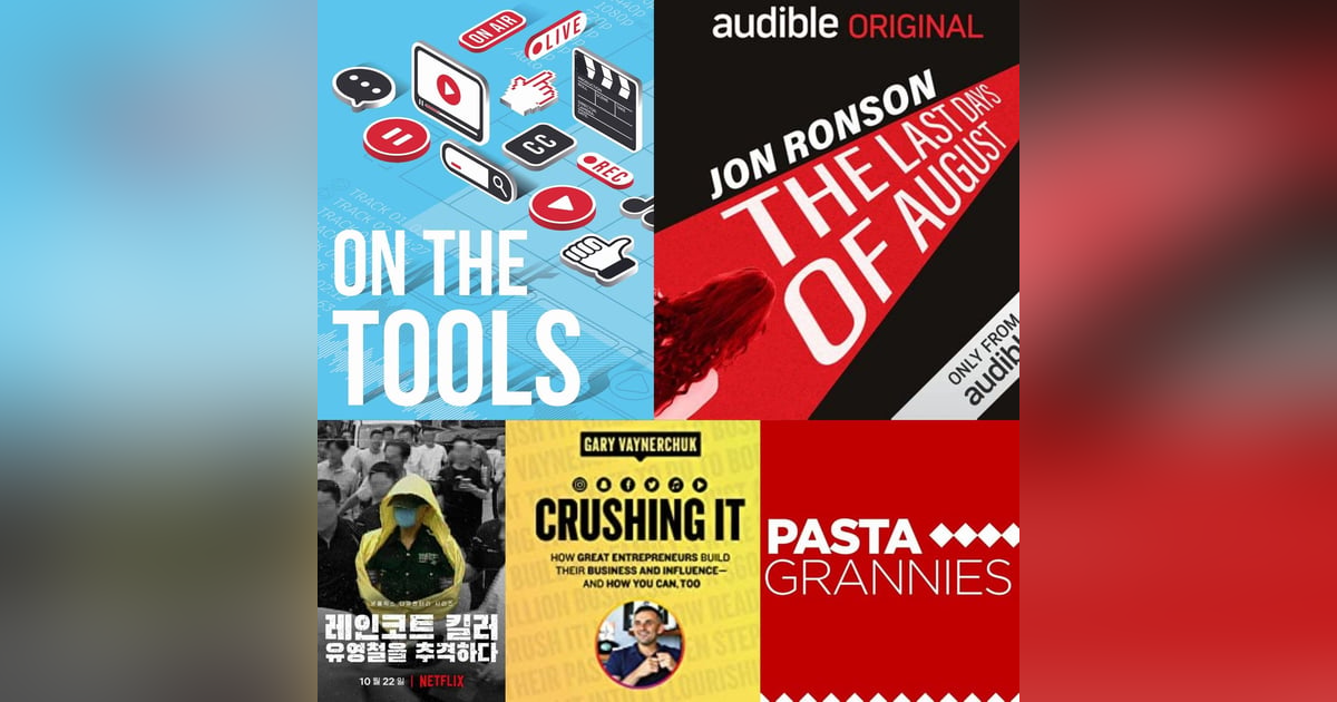 The Last Days of August; The Raincoat Killer; Crushing It; Pasta Grannies The Last Days of August; The Raincoat Killer; Crushing It; Pasta Grannies