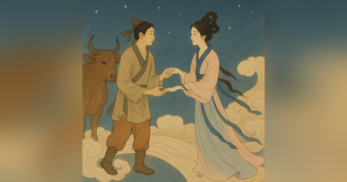 牛郎織女 | The Cowherd and the Weaver Girl | 中英文雙語故事 | Learn Chinese & English Through Bedtime Story 牛郎織女 | The Cowherd and the Weaver Girl | 中英文雙語故事 | Learn Chinese & English Through Bedtime Story