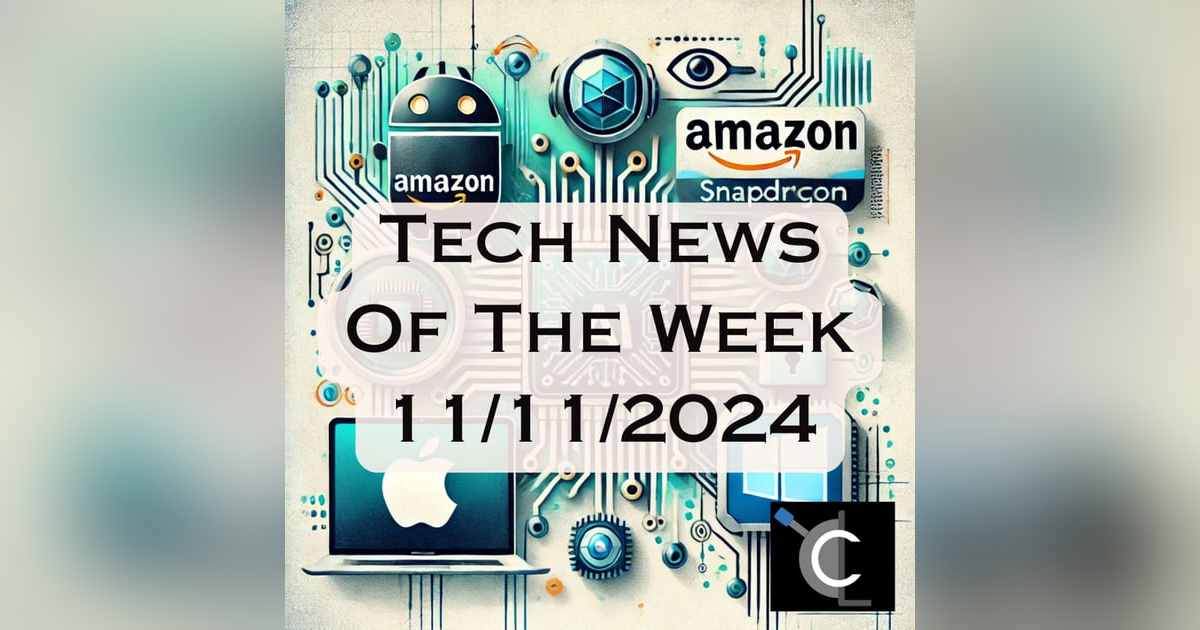 Amazon's Big AI Move & Qualcomm's ARM Laptop Surge | Tech News of the Week Amazon's Big AI Move & Qualcomm's ARM Laptop Surge | Tech News of the Week