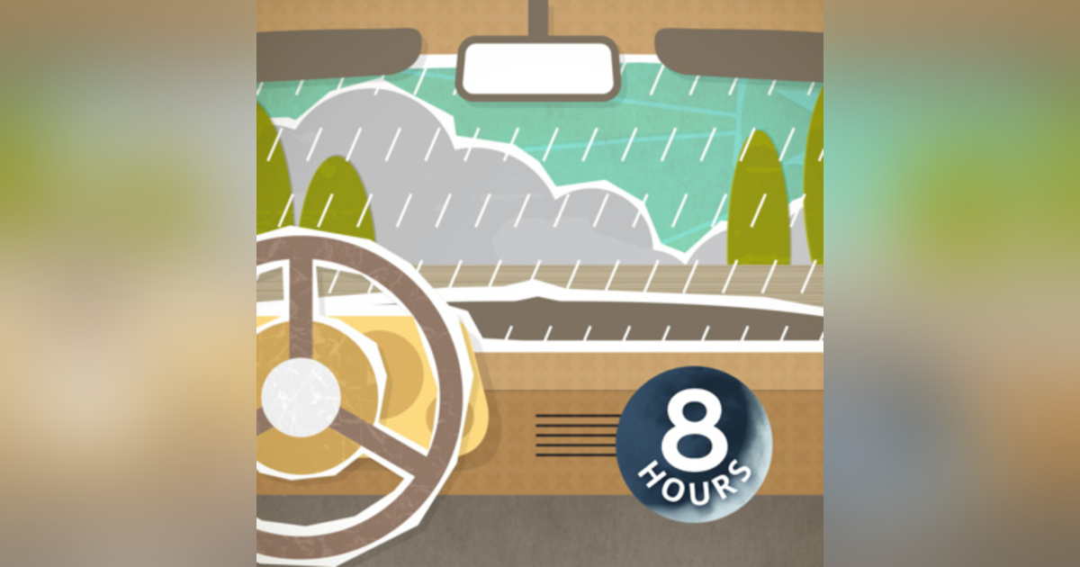 Rain on Car Sleep Sounds 8 Hours | White Noise Rain on Car Sleep Sounds 8 Hours | White Noise
