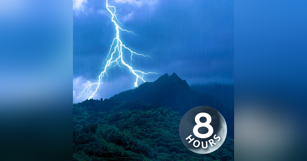 Heavy Rain + Rolling Thunder | Soothing Thunderstorm Ambience in the Mountains 8 Hours Heavy Rain + Rolling Thunder | Soothing Thunderstorm Ambience in the Mountains 8 Hours