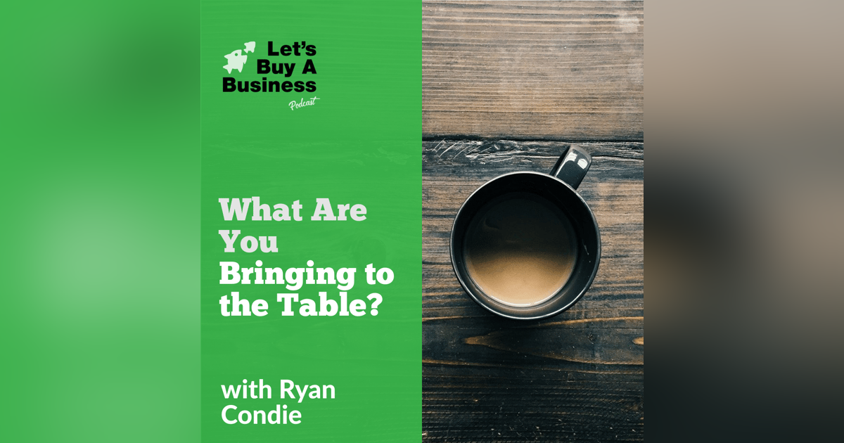 What Are You Bringing to the Table? What Are You Bringing to the Table?