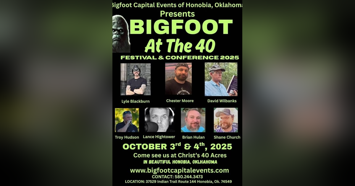 The Heart of Bigfoot country in Oklahoma The Heart of Bigfoot country in Oklahoma