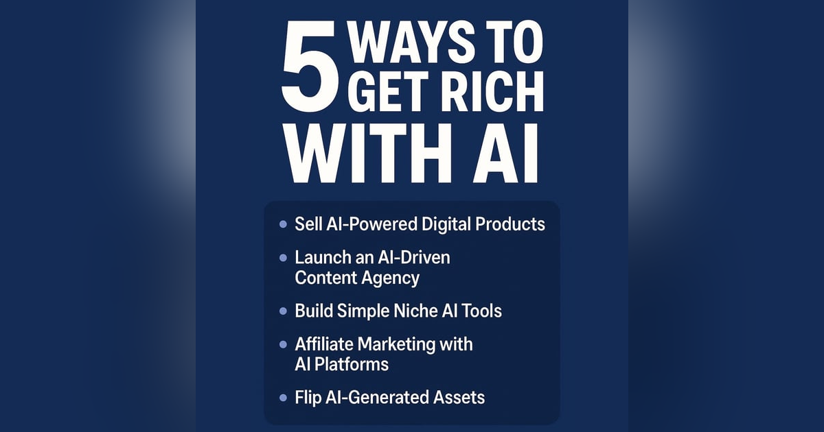 #338 - How to get Rich with Ai #338 - How to get Rich with Ai