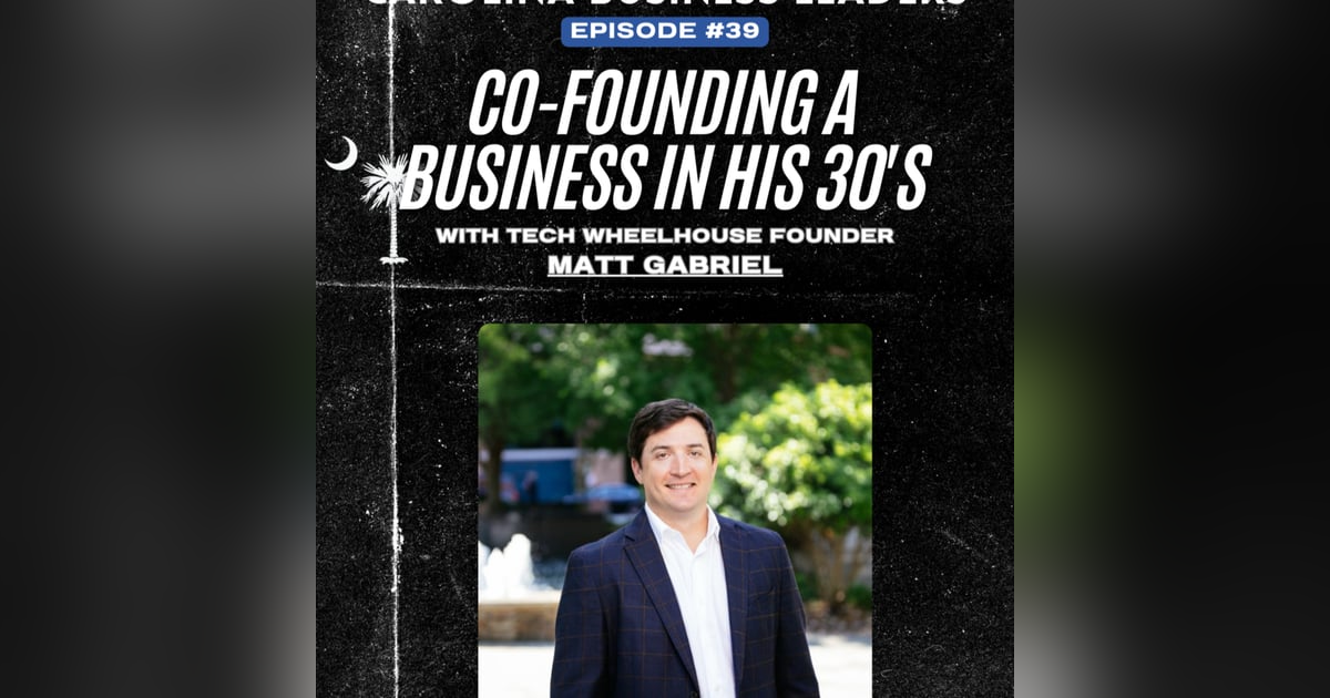 Matt Gabriel: Co-Founding a Business in his 30's | EP 39 Matt Gabriel: Co-Founding a Business in his 30's | EP 39