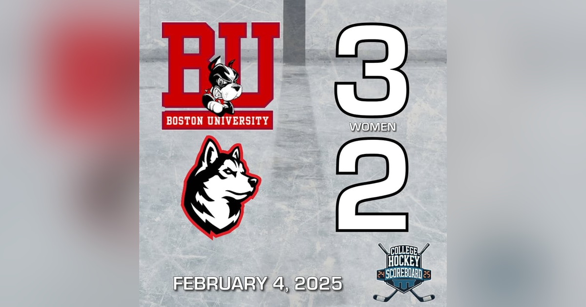 BU women prevail in overtime; Bentley men stop Army's win streak + a standings rundown - CHS 2-4-25 BU women prevail in overtime; Bentley men stop Army's win streak + a standings rundown - CHS 2-4-25