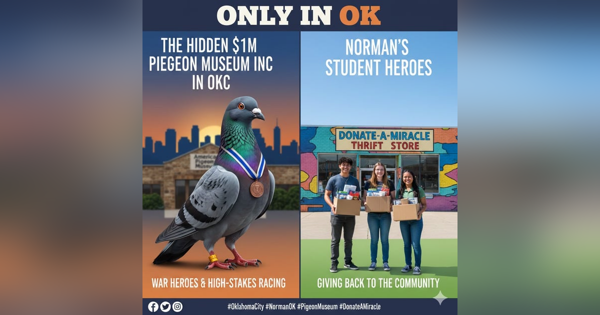 The Hidden $1M Pigeon Museum in OKC & Norman’s Student Heroes | Only in OK The Hidden $1M Pigeon Museum in OKC & Norman’s Student Heroes | Only in OK