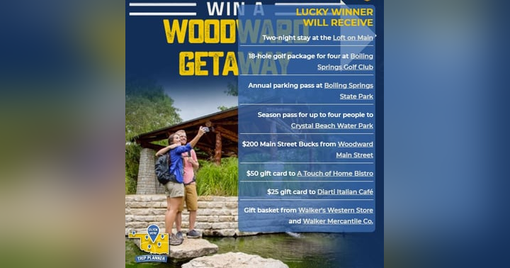 image for Win a Woodward, Oklahoma Getaway from TravelOK