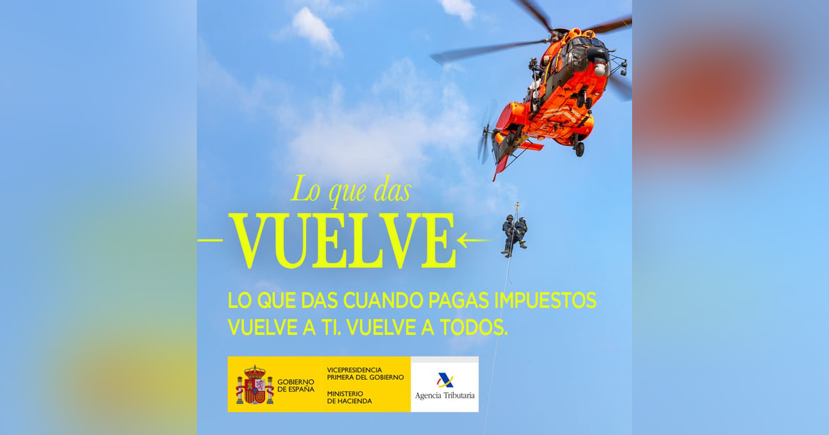 Prensa económica: La campaña más inoportuna de Hacienda seis días antes de la DANA: "Lo que das, vuelve" Prensa económica: La campaña más inoportuna de Hacienda seis días antes de la DANA: "Lo que das, vuelve"
