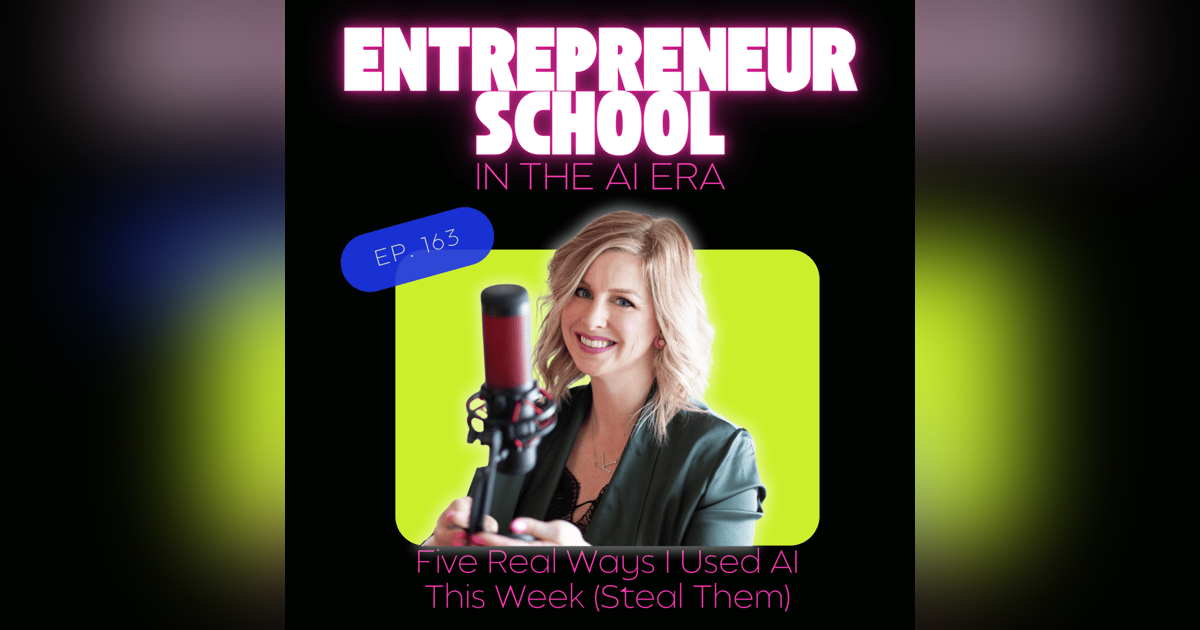 Five Real Ways I Used AI This Week (Steal Them) Five Real Ways I Used AI This Week (Steal Them)