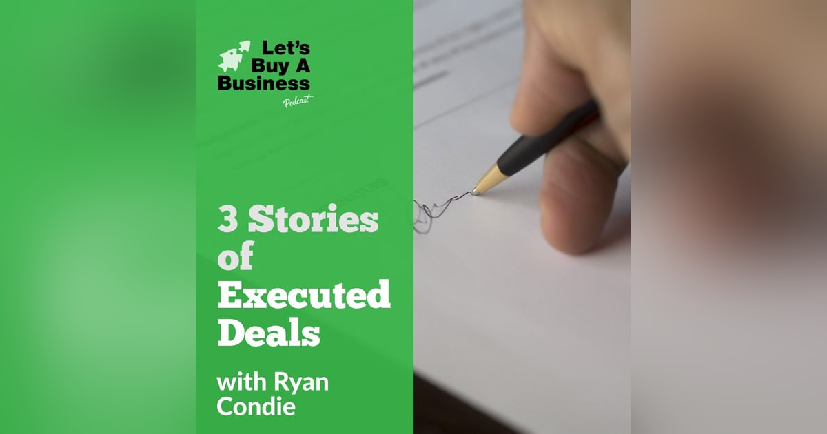 3 Stories of Executed Deals 3 Stories of Executed Deals