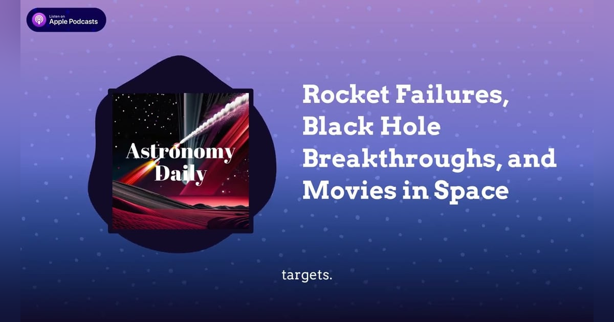 Rocket Failures, Black Hole Breakthroughs, and Movies in Space Rocket Failures, Black Hole Breakthroughs, and Movies in Space