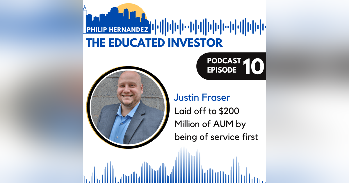 Laid off to $200 Million AUM by being of service first Laid off to $200 Million AUM by being of service first