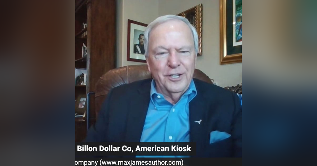 Max F. James, Owner of The American Kiosk Management Corporation 1.8 Billion, author Max F. James, Owner of The American Kiosk Management Corporation 1.8 Billion, author