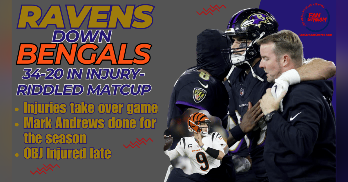 Baltimore Ravens Down Cincinnati Bengals 34-20 in Injury-Riddled Thursday Night Matchup Baltimore Ravens Down Cincinnati Bengals 34-20 in Injury-Riddled Thursday Night Matchup