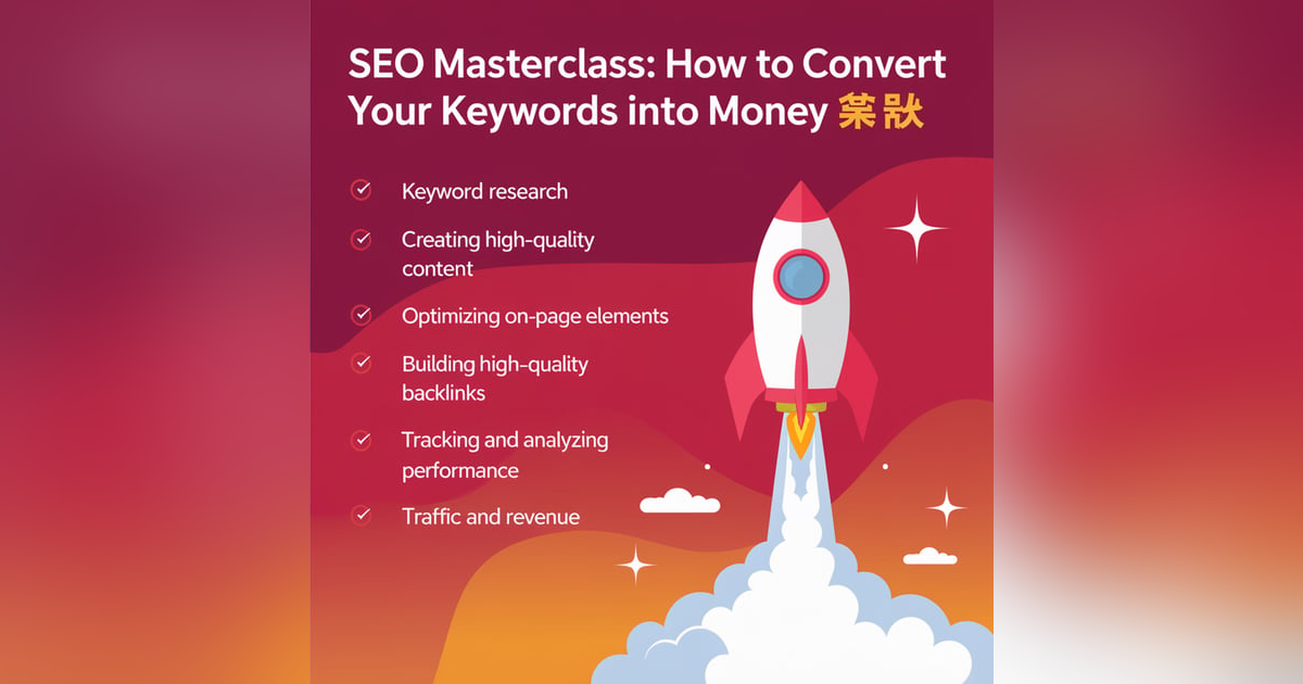 SEO Masterclass: How to Convert Your Keywords into Money 💰 with Favour Obasi-ike SEO Masterclass: How to Convert Your Keywords into Money 💰 with Favour Obasi-ike