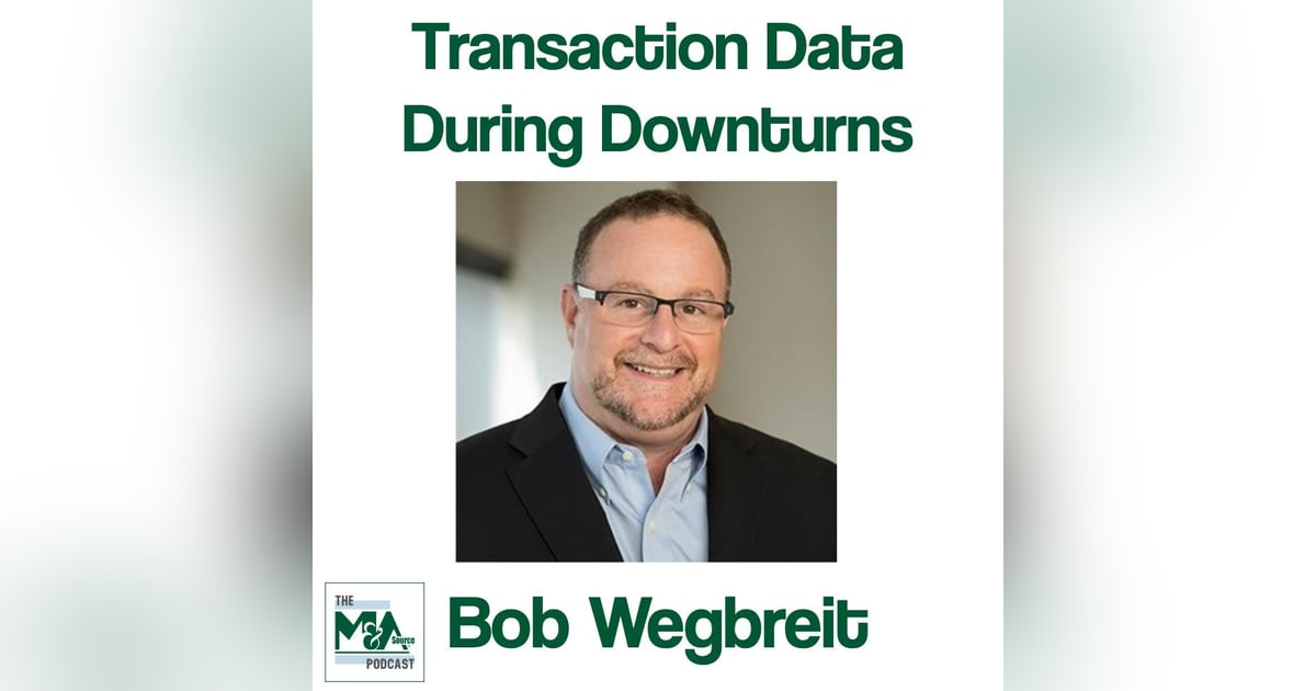 Bob Wegbreit: Transaction Data During Downturns Bob Wegbreit: Transaction Data During Downturns