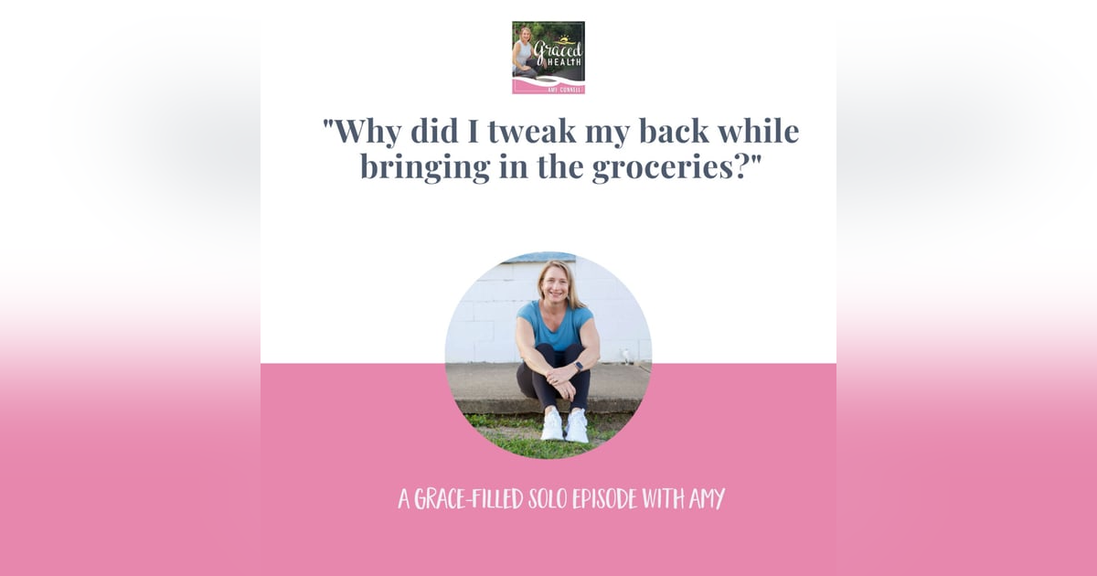 "Why did I tweak my back while bringing in the groceries?" 😫 "Why did I tweak my back while bringing in the groceries?" 😫