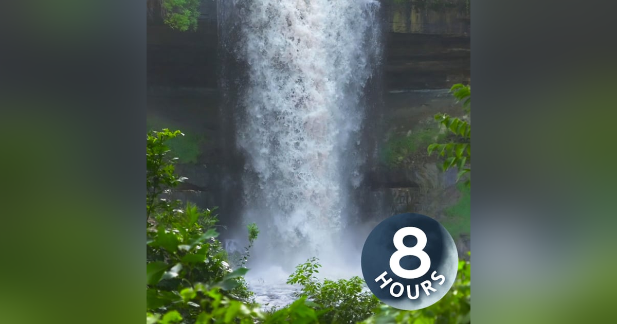 Roaring Waterfall | Water White Noise for Focus, Studying, Sleep or Relaxation 8 Hours Roaring Waterfall | Water White Noise for Focus, Studying, Sleep or Relaxation 8 Hours