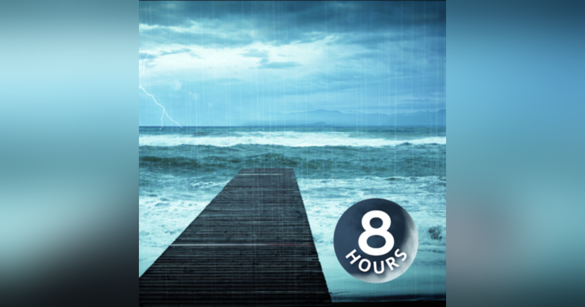 Rain & Thunder with Ocean Waves Sounds 8 Hours | White Noise for Relaxation, Sleep or Studying Rain & Thunder with Ocean Waves Sounds 8 Hours | White Noise for Relaxation, Sleep or Studying