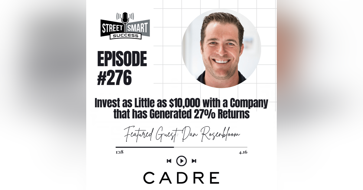 276: Invest As Little As $10,000 With A Company That Has Generated 27% Returns 276: Invest As Little As $10,000 With A Company That Has Generated 27% Returns