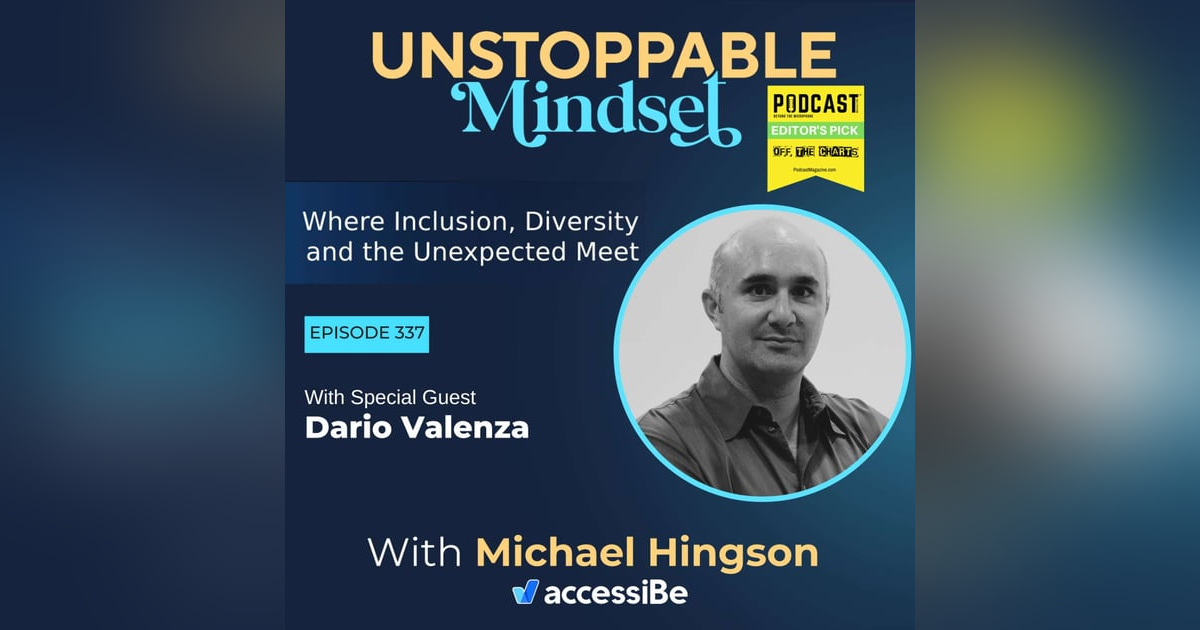 Episode 337 – Unstoppable Creative Designer and Successful Entrepreneur with Dario Valenza Episode 337 – Unstoppable Creative Designer and Successful Entrepreneur with Dario Valenza