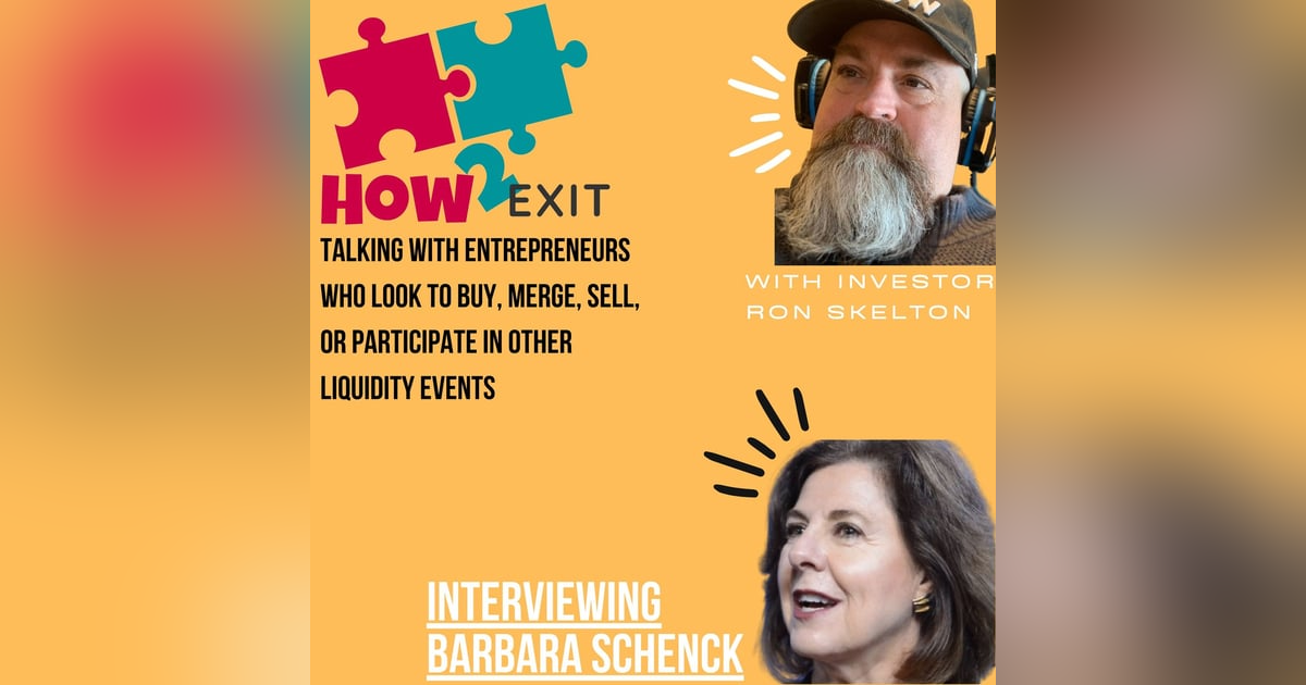 How2Exit E27: Barbara Schenck -Author BizBuySell's: Guide to Selling Your Small business How2Exit E27: Barbara Schenck -Author BizBuySell's: Guide to Selling Your Small business